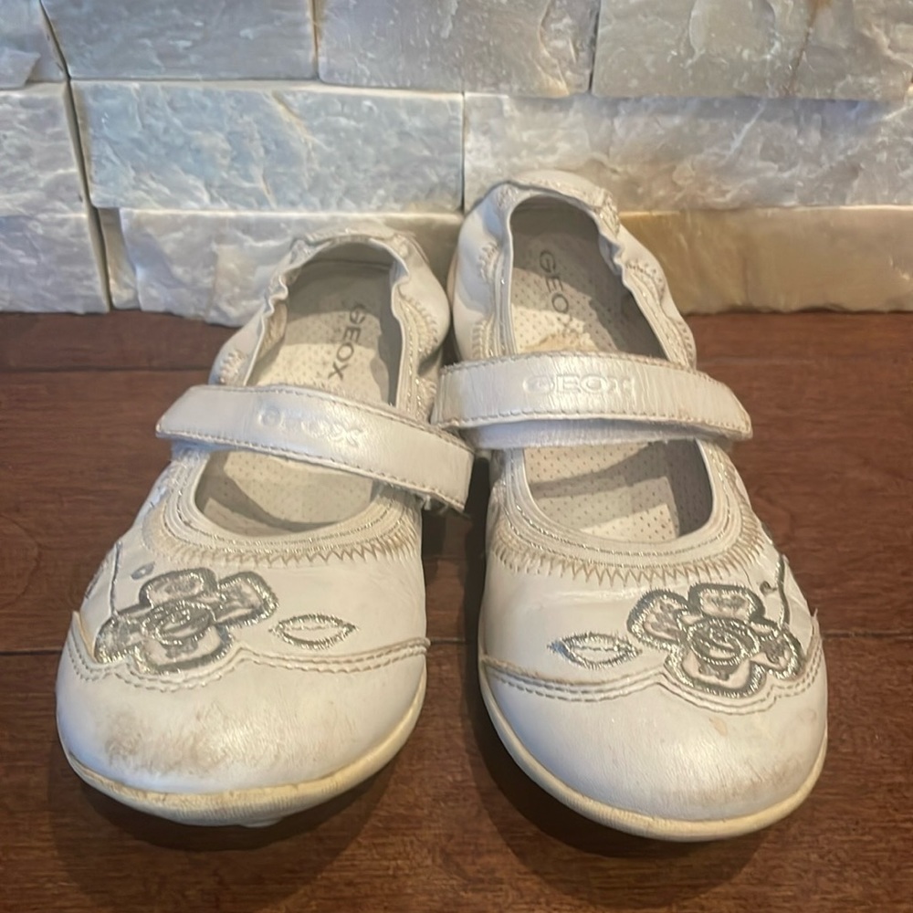 White Geox shoes
